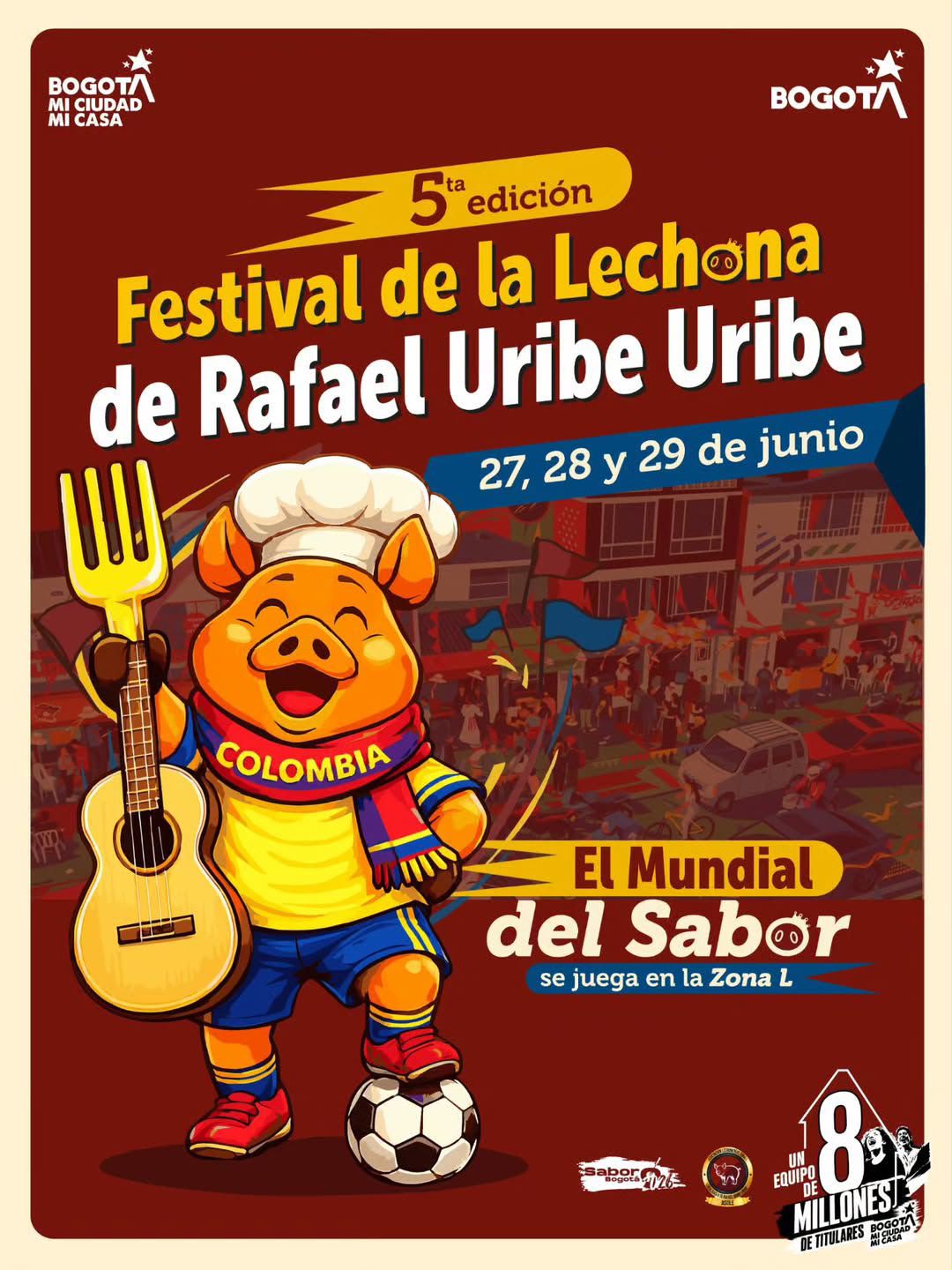 Bogotá juega el partido más delicioso del año