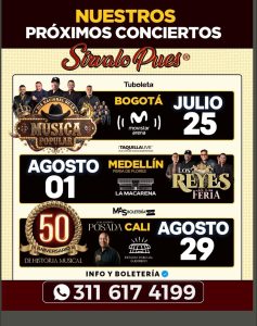 Comienza la cuenta regresiva Día Nacional de la Música Popular, Sírvalo Pues de Feria en Medellín y la gira 50 años de Luis Alberto Posada