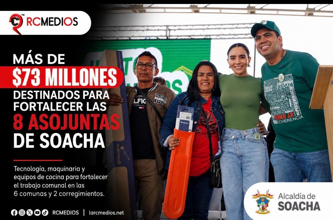 Más de $73 millones destinados para fortalecer las 8 Asojuntas de Soacha
