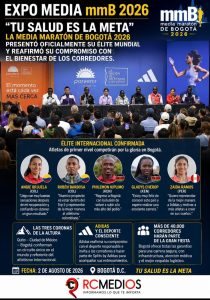 “Tu salud es la meta”: la media  maratón de Bogotá 2026 presentó oficialmente su élite mundial y reafirmó su compromiso con el bienestar de los corredores