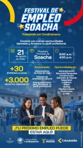 Soacha tendrá Festival de Empleabilidad con más de 3.000 vacantes