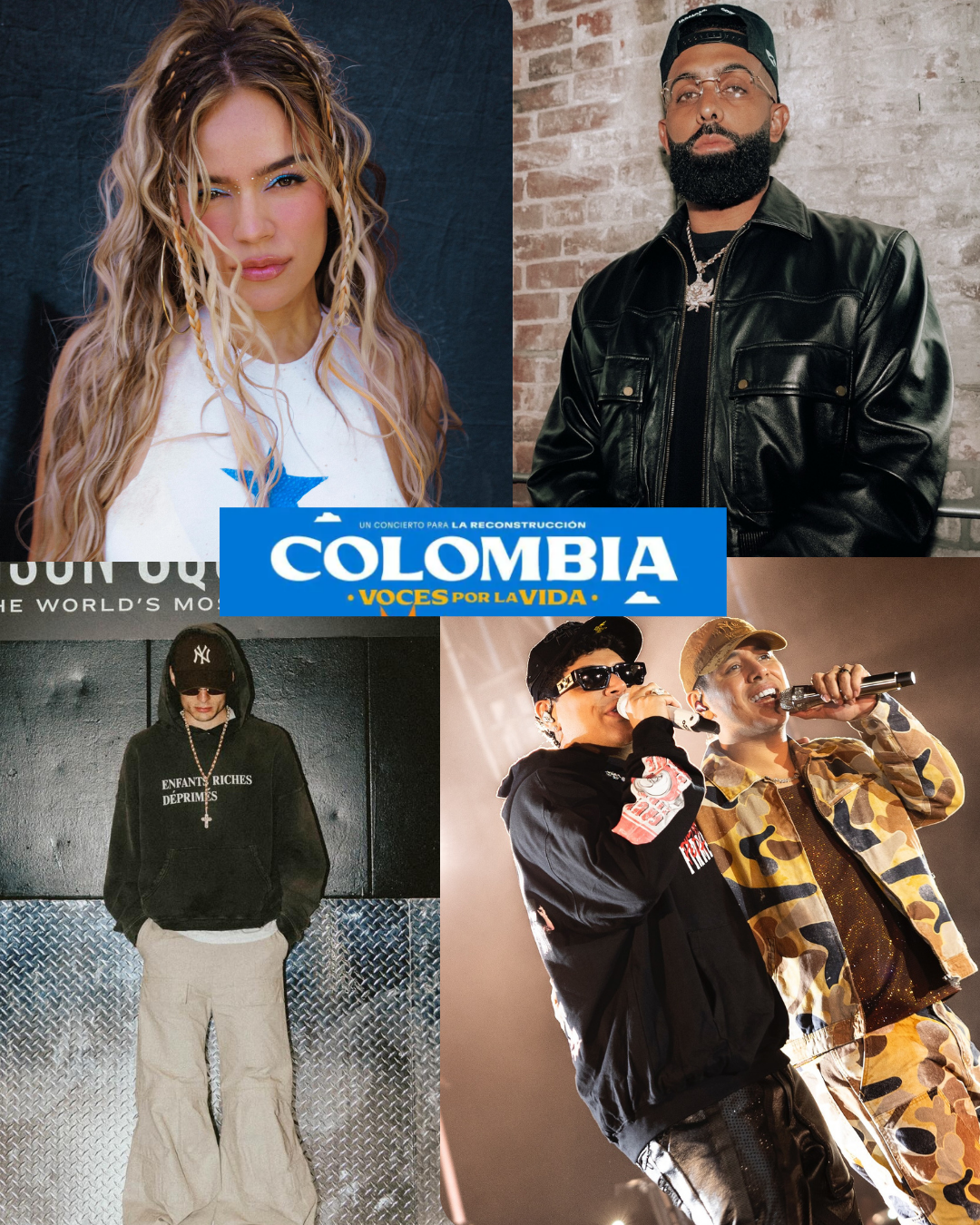 Artistas Internacionales que Aportan para la Reconstrucción de Colombia