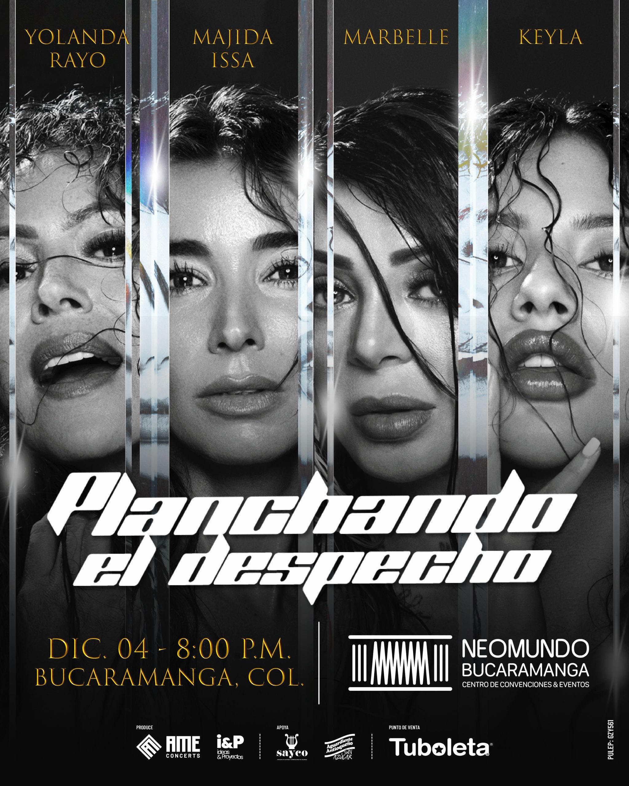 BUCARAMANGA LE CANTA AL DESPECHO CONMARBELLE, YOLANDA RAYO, MAJIDA ISSAY KEILA