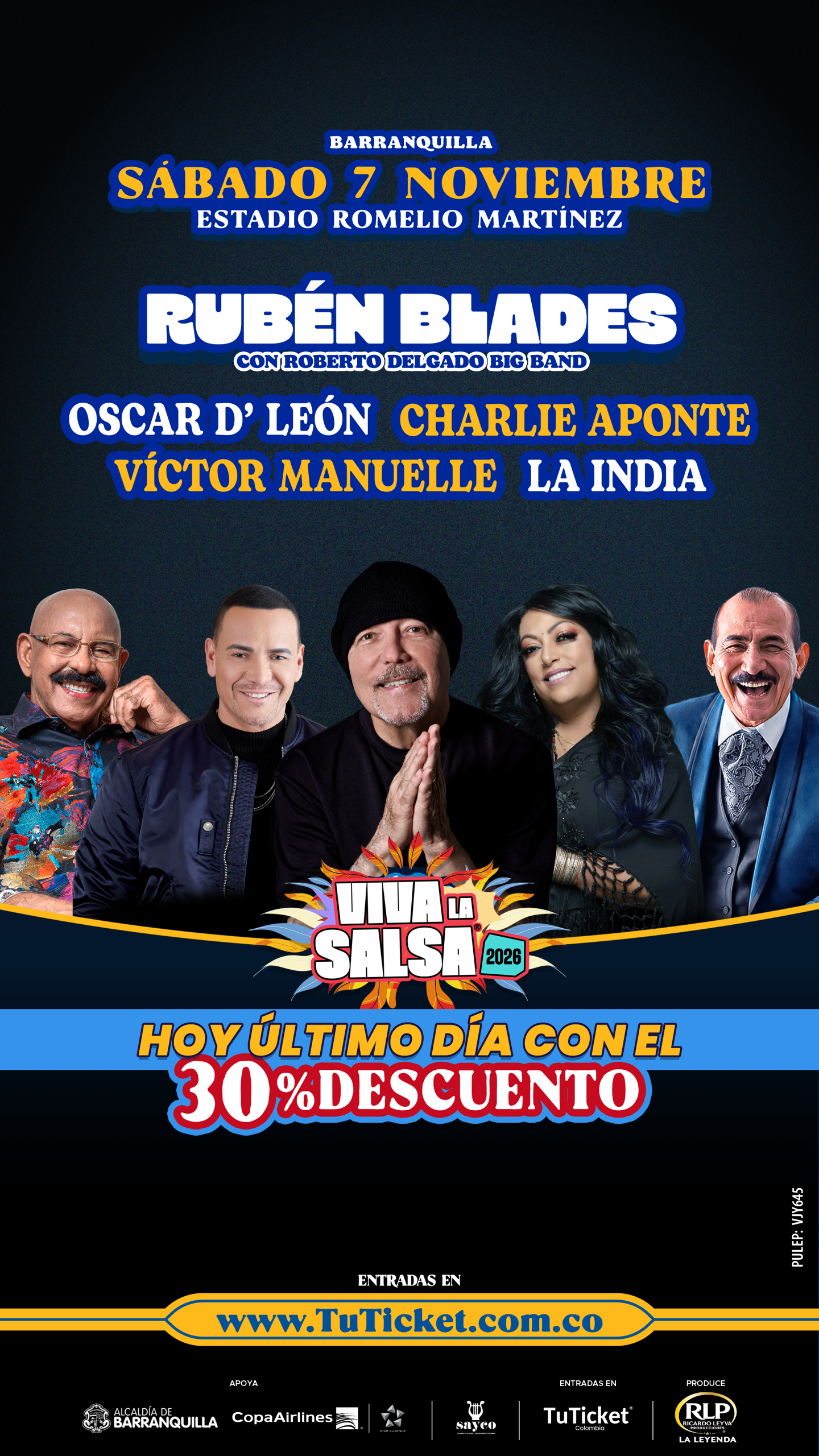 RUBÉN BLADES RECIBIRÁ EL PREMIO BILLBOARD ÍCONO Y LLEVARÁ SU DESPEDIDA DE LOS ESCENARIOS A BARRANQUILLA