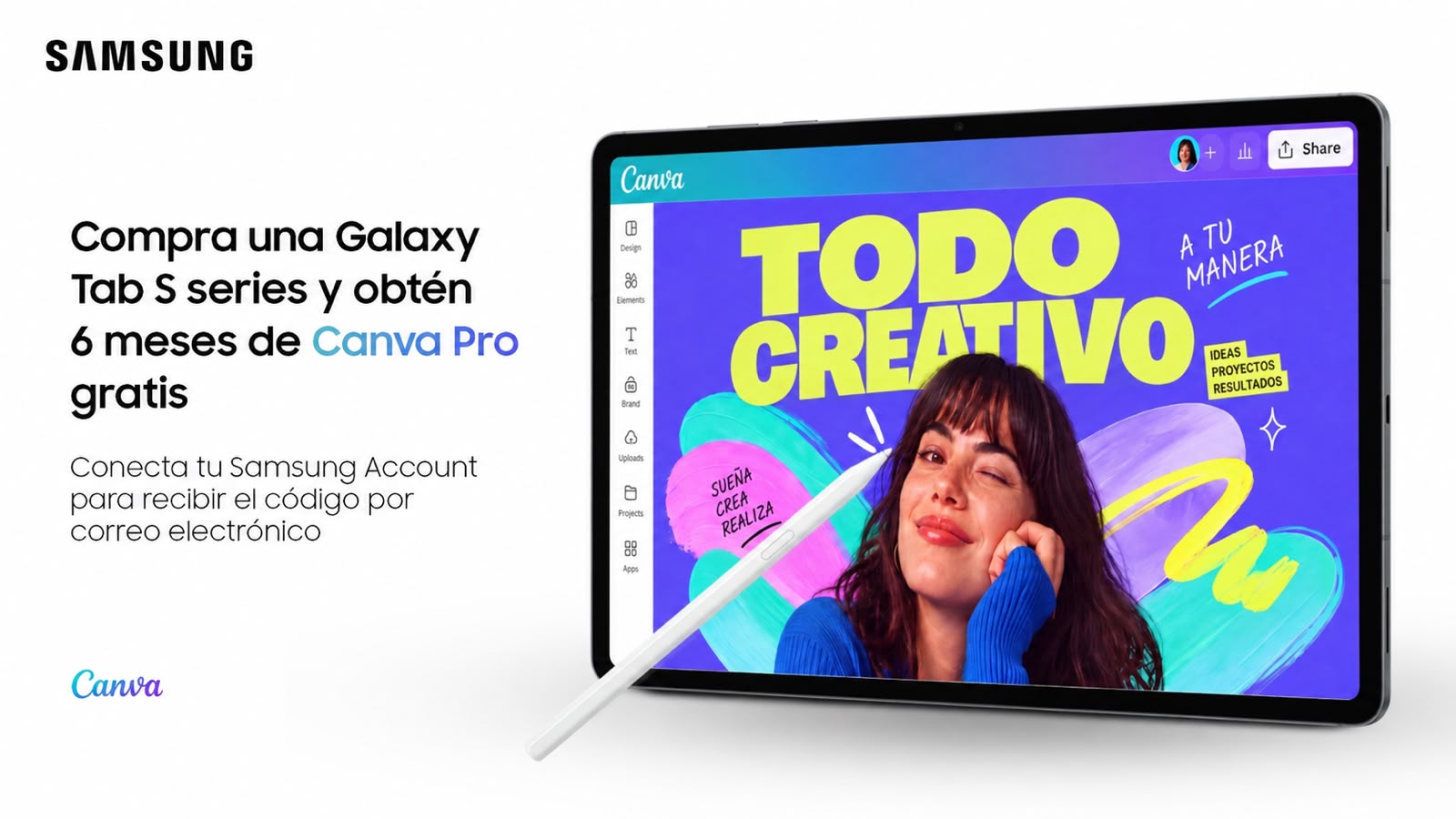 Samsung y Canva amplían las posibilidades de creación en Galaxy Tab S12 en Latinoamérica
