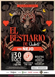 EL BESTIARIO DE ANDRÉS DESPIERTA PARA CELEBRAR JALOGÜÍN 2026 CON DOS NOCHES DE FIESTA, MÚSICA Y DISFRACES